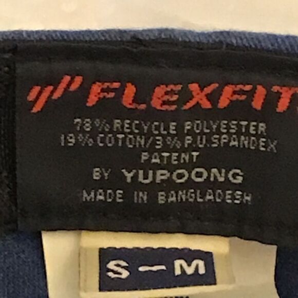 Hurley Blue Flex-Fit Fitted Style Logo Baseball Hat - Picture 10 of 15